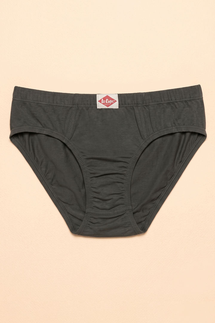 Lee Cooper Boys Solid Briefs (Pack of 3) - Multicolor — image 2